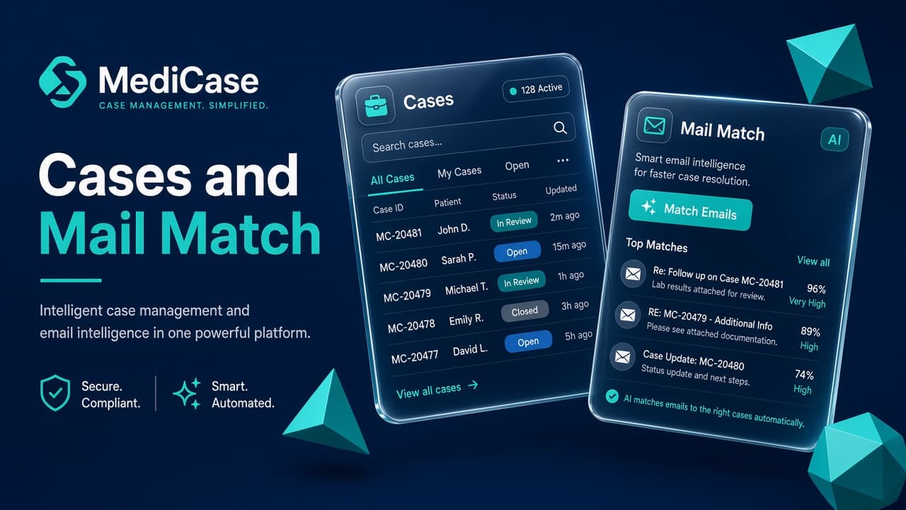 MediCase platform workspace for workers’ compensation and disability teams