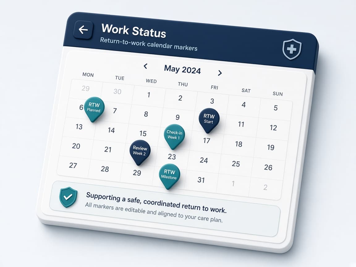 Return-to-work and MMI dates